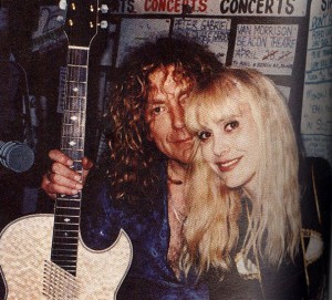 Carol Miller and Robert Plant, 1993.