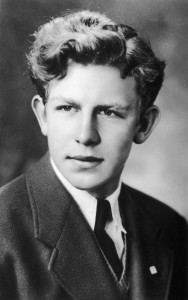 Andy Griffith high school-era portrait. He was a bit too clean-scrubbed to fit in among the other working-class boys in Mount Airy. 